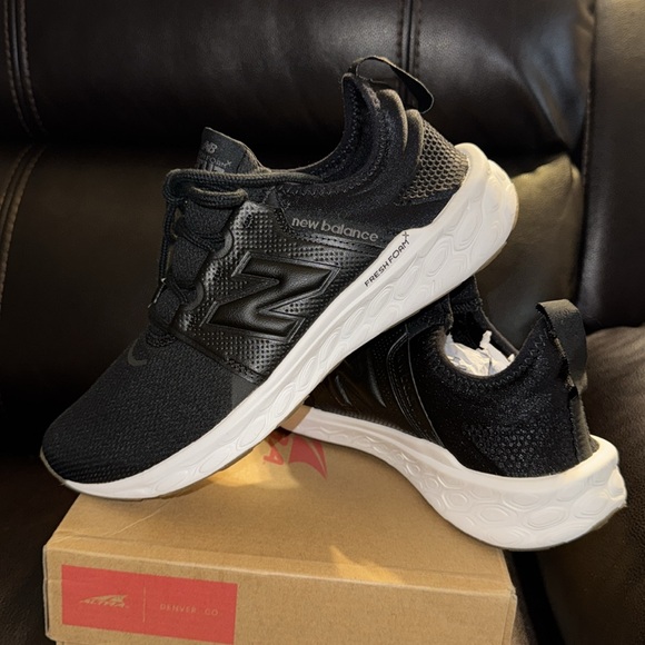 New Balance Unisex Fresh Foam X Cruz Black Running Shoes Sneakers M9 And W10.5 - Picture 7 of 7